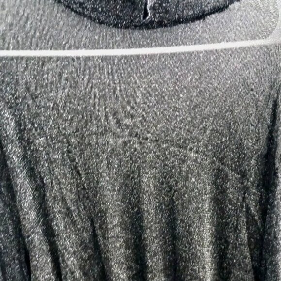 Men's Black Glitter Club Long Sleeve Shirt Size 4X Large New with Tags - Picture 7 of 7